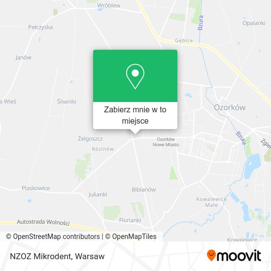 Mapa NZOZ Mikrodent