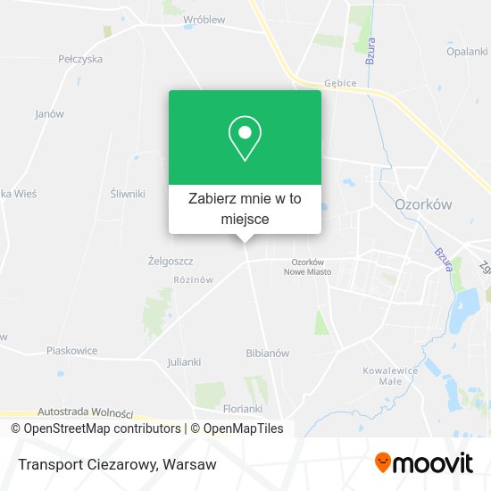 Mapa Transport Ciezarowy