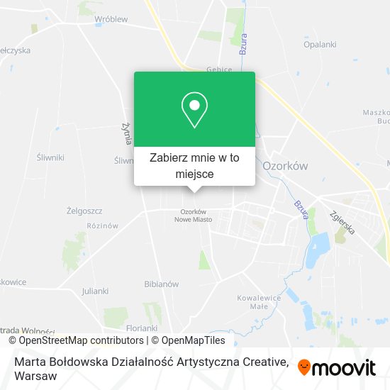 Mapa Marta Bołdowska Działalność Artystyczna Creative