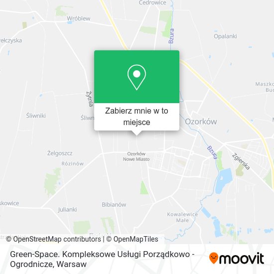 Mapa Green-Space. Kompleksowe Usługi Porządkowo - Ogrodnicze