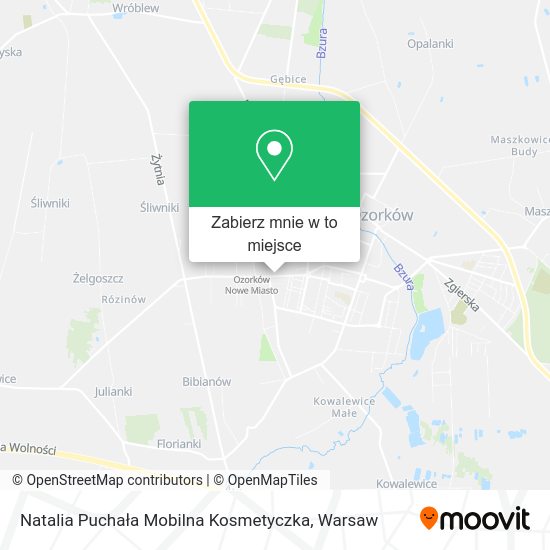 Mapa Natalia Puchała Mobilna Kosmetyczka