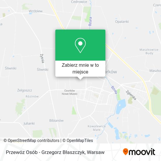 Mapa Przewóz Osób - Grzegorz Błaszczyk