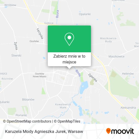 Mapa Karuzela Mody Agnieszka Jurek