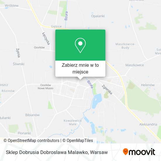 Mapa Sklep Dobrusia Dobroslawa Malawko