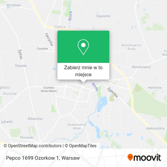 Mapa Pepco 1699 Ozorkow 1