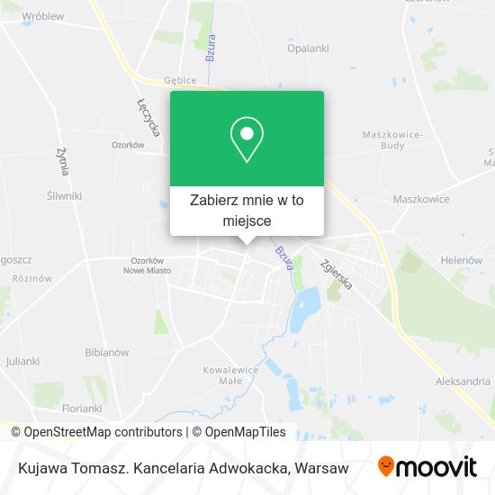 Mapa Kujawa Tomasz. Kancelaria Adwokacka