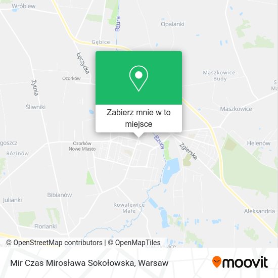 Mapa Mir Czas Mirosława Sokołowska