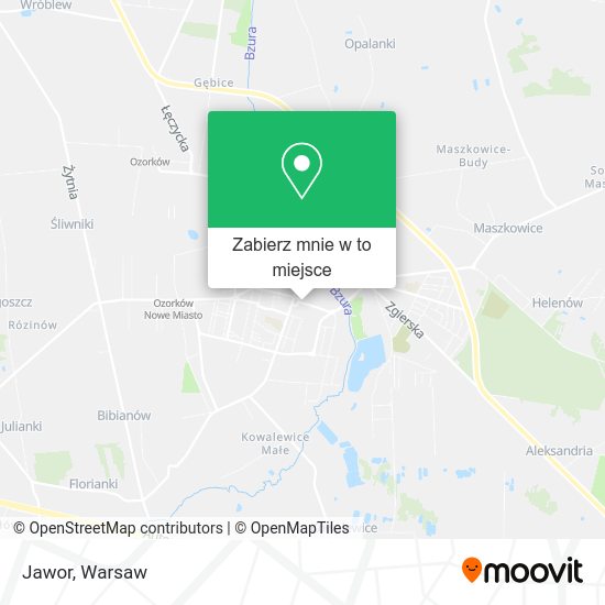 Mapa Jawor