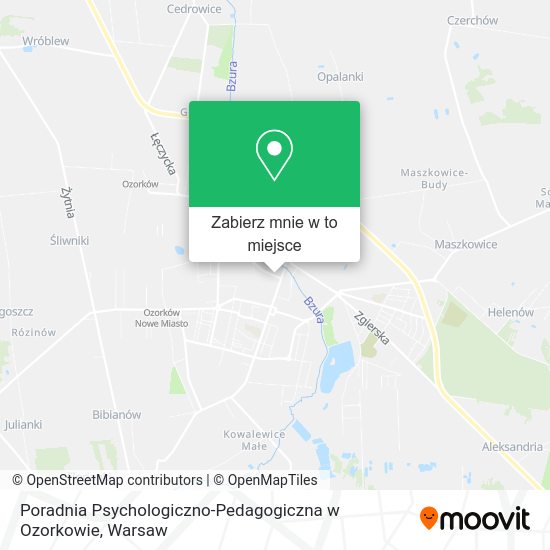 Mapa Poradnia Psychologiczno-Pedagogiczna w Ozorkowie