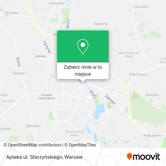 Mapa Apteka ul. Starzyńskiego