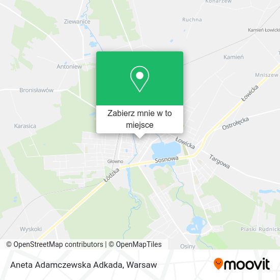 Mapa Aneta Adamczewska Adkada