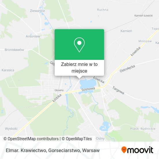 Mapa Elmar. Krawiectwo, Gorseciarstwo