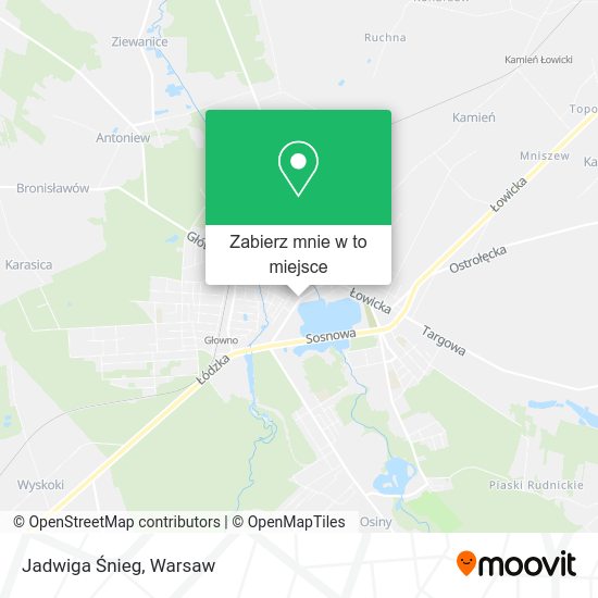 Mapa Jadwiga Śnieg