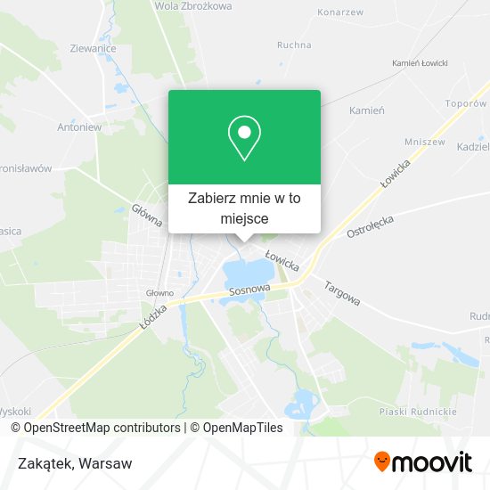 Mapa Zakątek