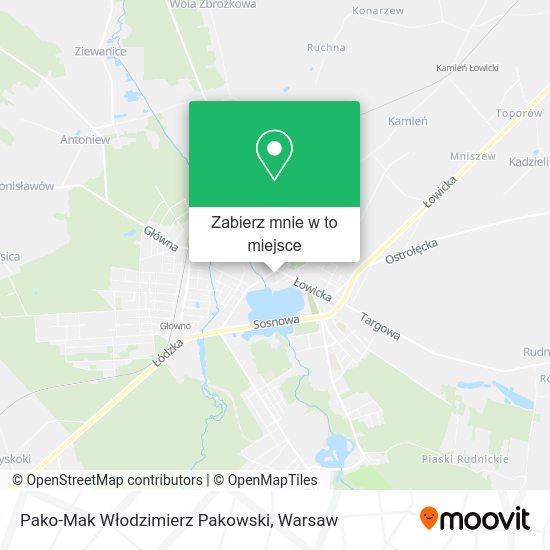 Mapa Pako-Mak Włodzimierz Pakowski