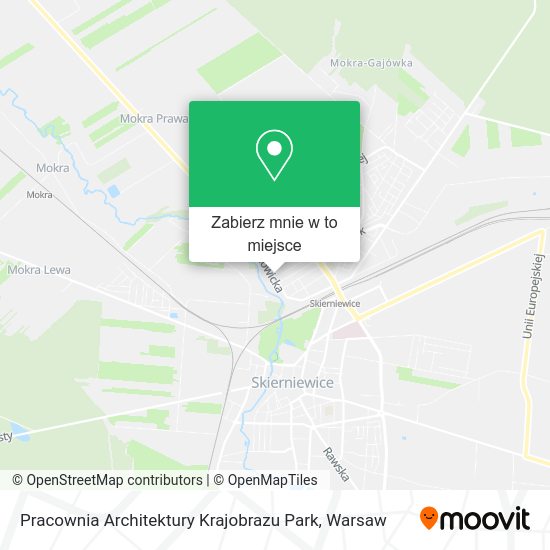 Mapa Pracownia Architektury Krajobrazu Park