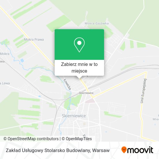 Mapa Zakład Usługowy Stolarsko Budowlany