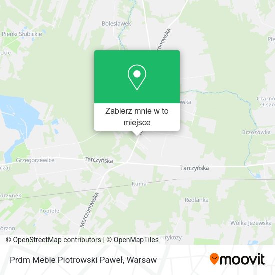 Mapa Prdm Meble Piotrowski Paweł