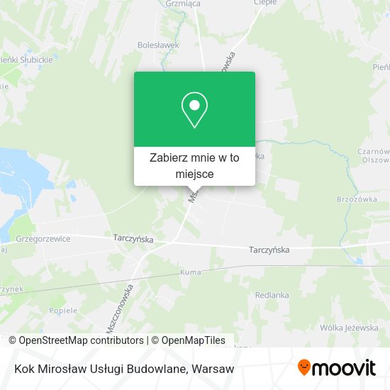 Mapa Kok Mirosław Usługi Budowlane