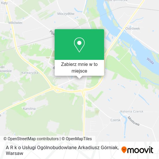 Mapa A R k o Usługi Ogólnobudowlane Arkadiusz Górniak