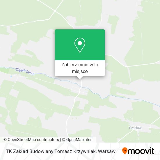 Mapa TK Zakład Budowlany Tomasz Krzywniak