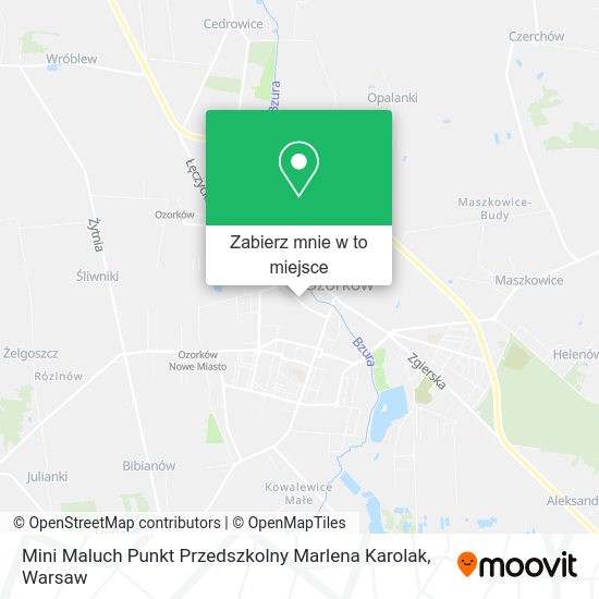 Mapa Mini Maluch Punkt Przedszkolny Marlena Karolak