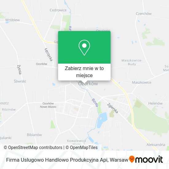 Mapa Firma Uslugowo Handlowo Produkcyjna Api