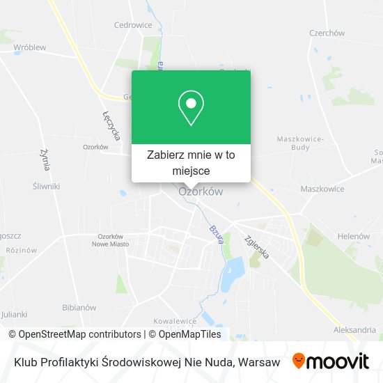 Mapa Klub Profilaktyki Środowiskowej Nie Nuda