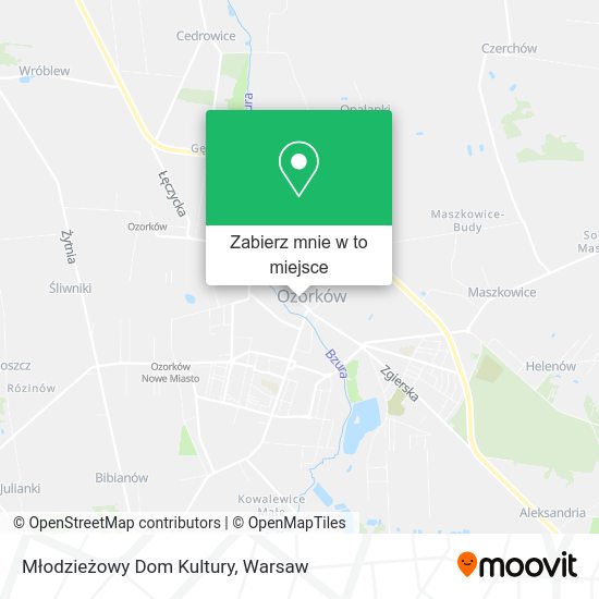 Mapa Młodzieżowy Dom Kultury