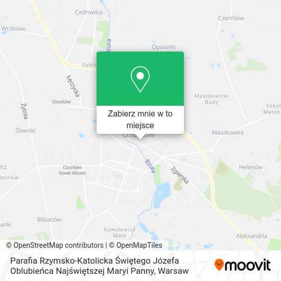 Mapa Parafia Rzymsko-Katolicka Świętego Józefa Oblubieńca Najświętszej Maryi Panny