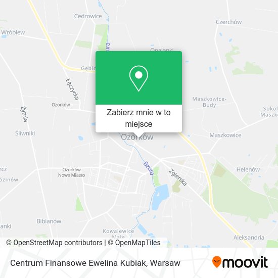 Mapa Centrum Finansowe Ewelina Kubiak