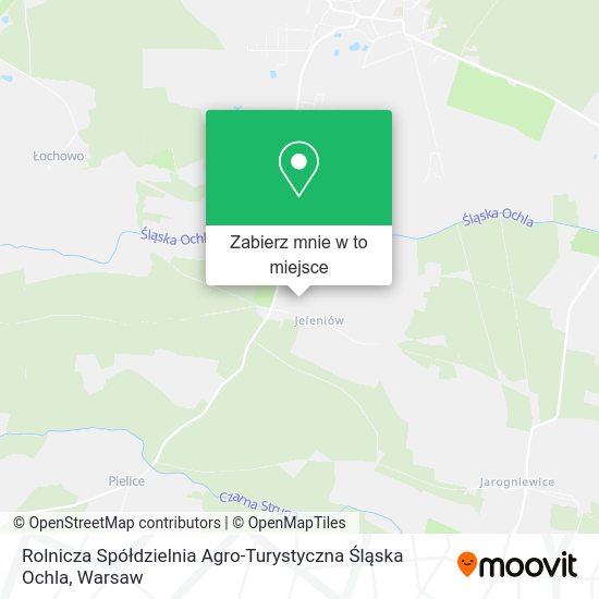 Mapa Rolnicza Spółdzielnia Agro-Turystyczna Śląska Ochla