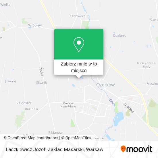 Mapa Laszkiewicz Józef. Zakład Masarski