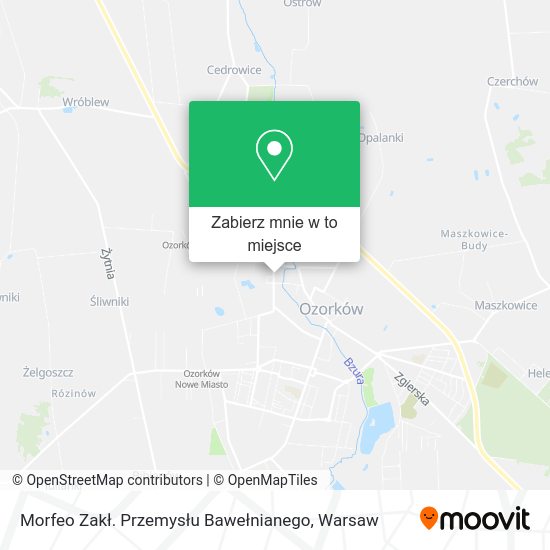 Mapa Morfeo Zakł. Przemysłu Bawełnianego