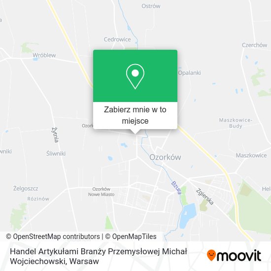 Mapa Handel Artykułami Branży Przemysłowej Michał Wojciechowski