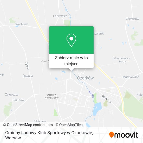 Mapa Gminny Ludowy Klub Sportowy w Ozorkowie