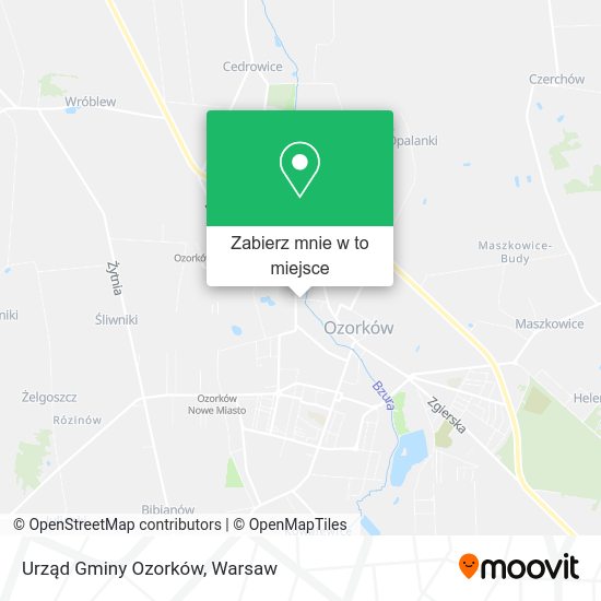 Mapa Urząd Gminy Ozorków