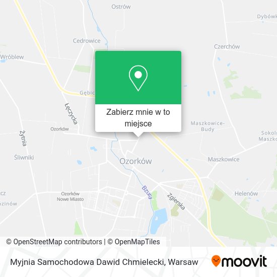 Mapa Myjnia Samochodowa Dawid Chmielecki