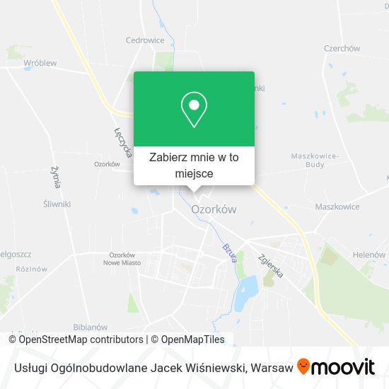 Mapa Usługi Ogólnobudowlane Jacek Wiśniewski