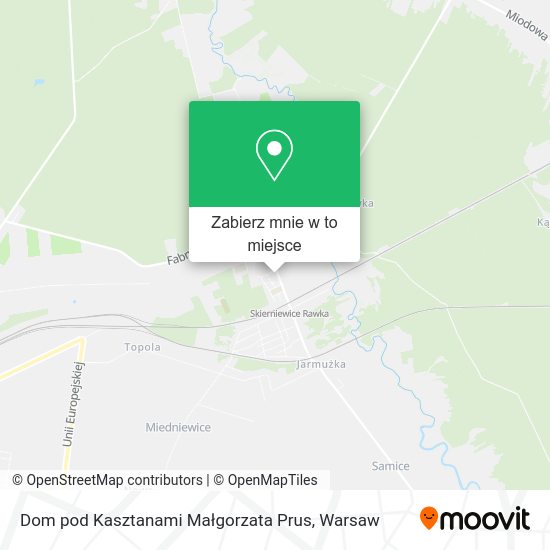 Mapa Dom pod Kasztanami Małgorzata Prus