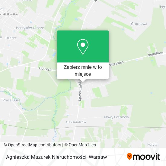 Mapa Agnieszka Mazurek Nieruchomości