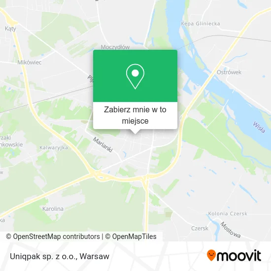 Mapa Uniqpak sp. z o.o.