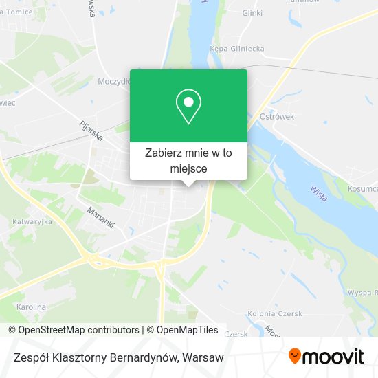 Mapa Zespół Klasztorny Bernardynów