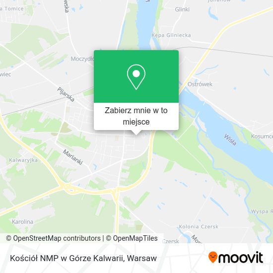 Mapa Kościół NMP w Górze Kalwarii