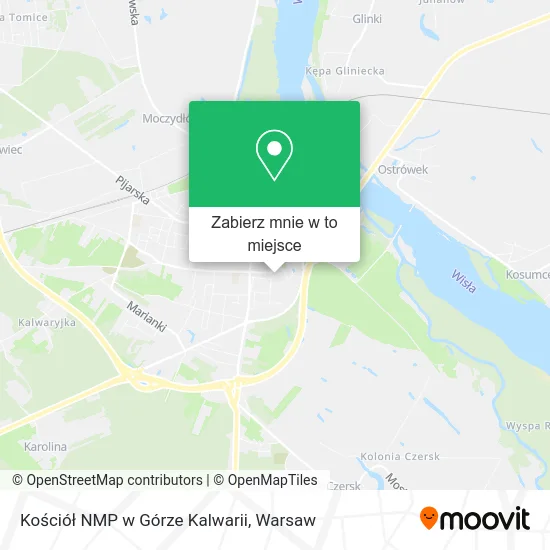 Mapa Kościół NMP w Górze Kalwarii