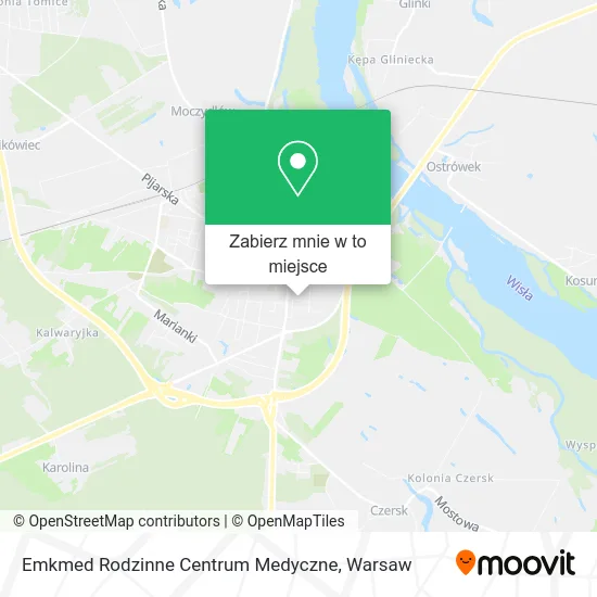 Mapa Emkmed Rodzinne Centrum Medyczne