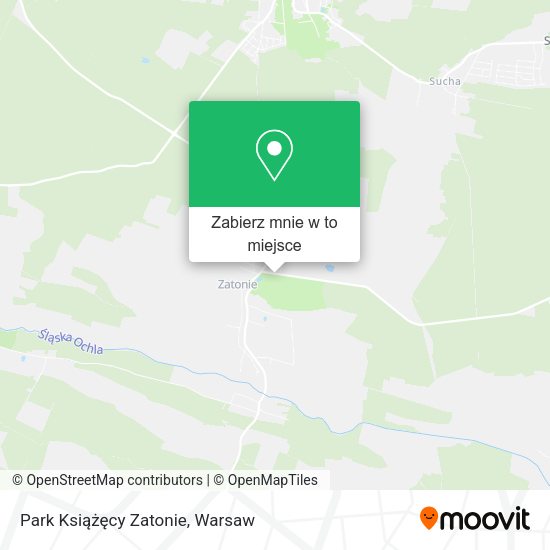 Mapa Park Książęcy Zatonie