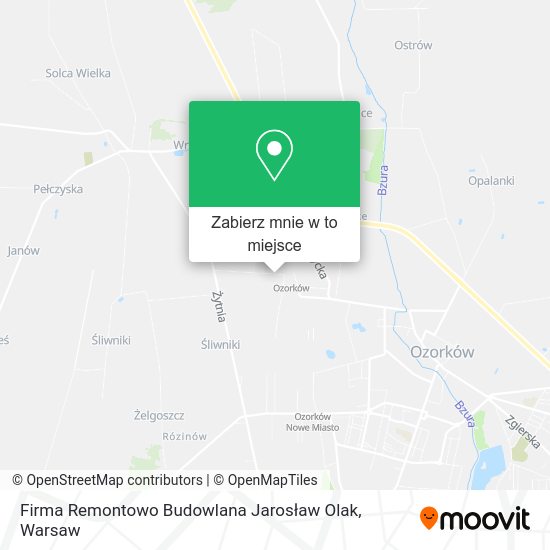 Mapa Firma Remontowo Budowlana Jarosław Olak