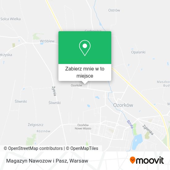 Mapa Magazyn Nawozow i Pasz