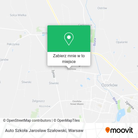 Mapa Auto Szkoła Jarosław Szałowski